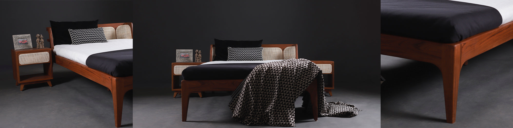 Bedside Units and Trunks, bedside table, wooden bedside table - Alankaram