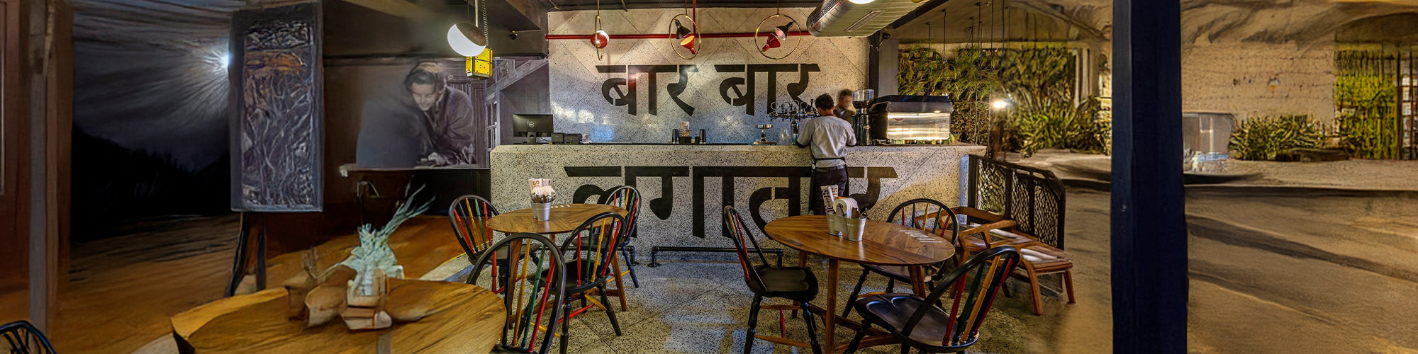 Cafe Tables, small cafe dining table, wooden tables for cafe - Alankaram