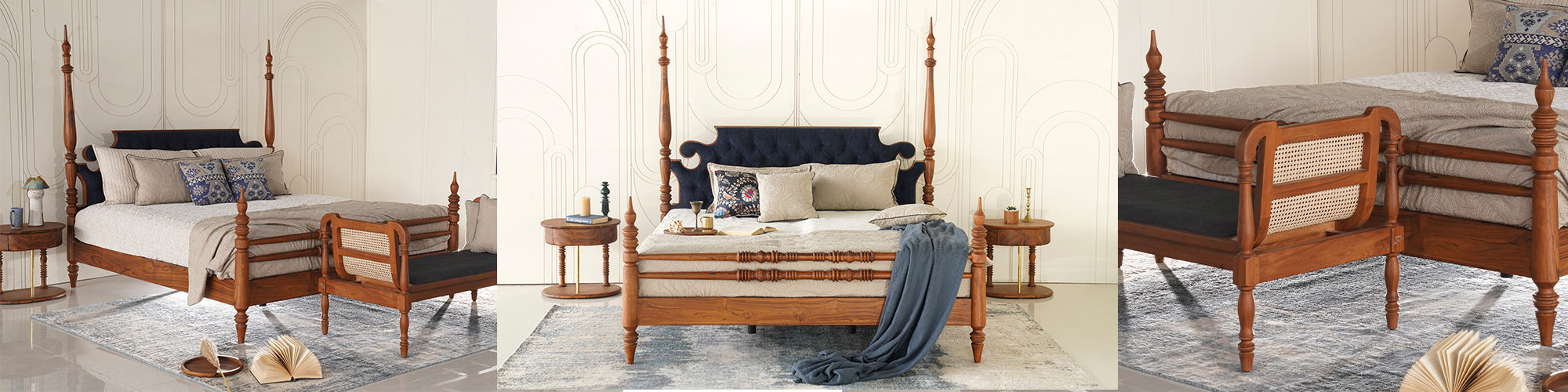 luxury beds, wooden beds - Alankaram