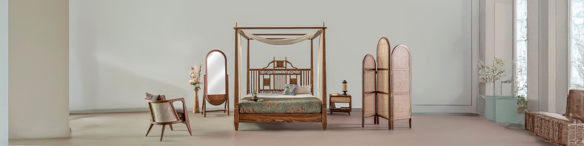 bedroom furniture, bedroom decoration items - Alankaram