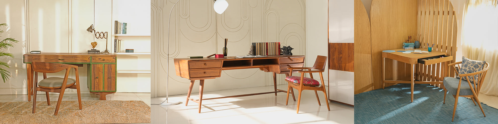 Work from Home Collection, study table with drawers, study table for adults