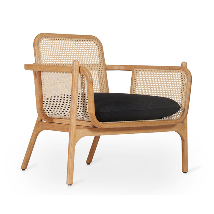Bango - Lounge Chair with Rattan