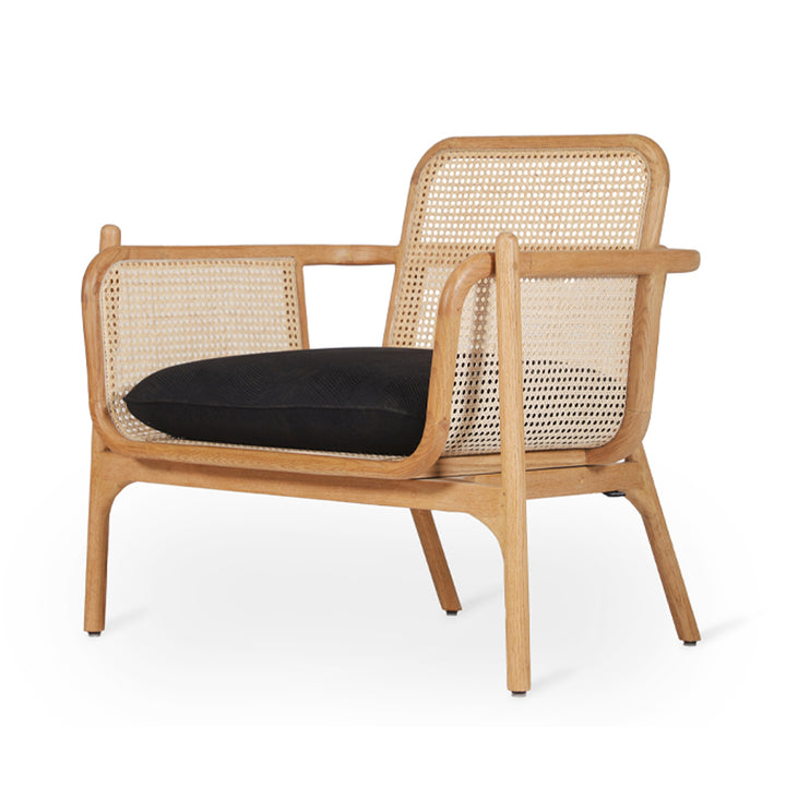 Bango - Lounge Chair with Rattan
