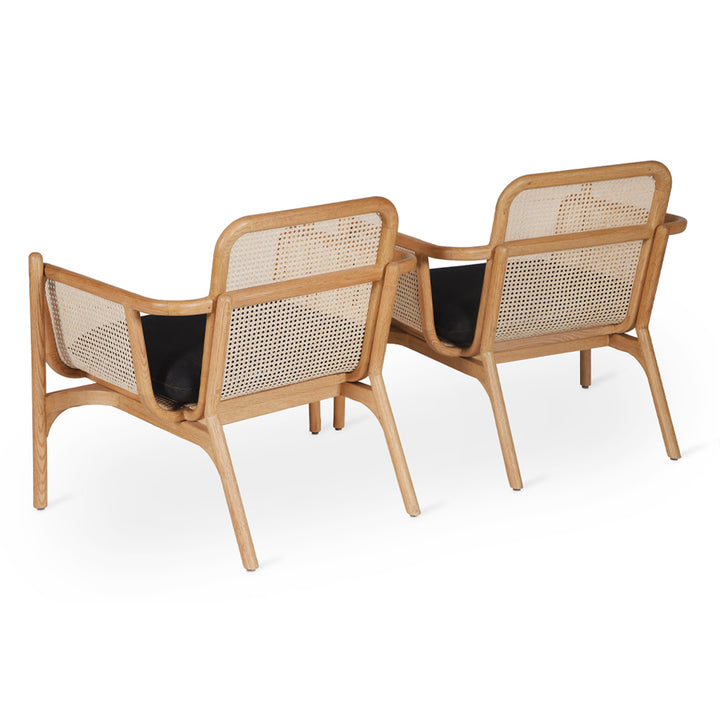 Bango - Lounge Chair with Rattan