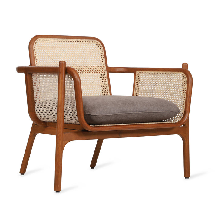 Bango - Lounge Chair With Rattan