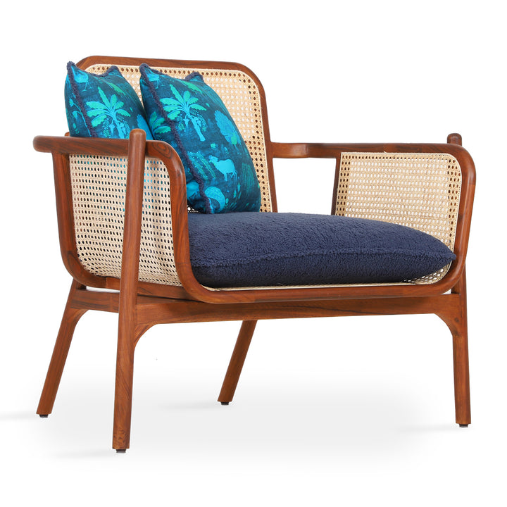 Bango - Lounge Chair With Rattan