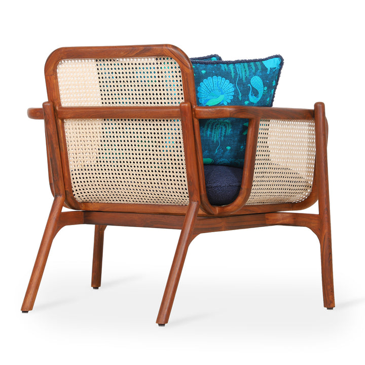 Bango - Lounge Chair With Rattan