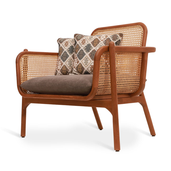 Bango - Lounge Chair With Rattan