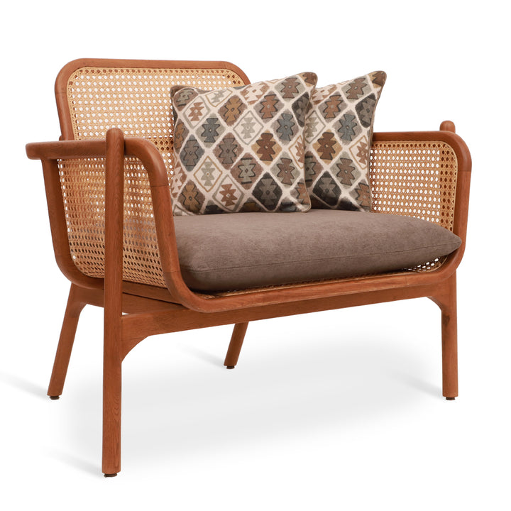 Bango - Lounge Chair With Rattan