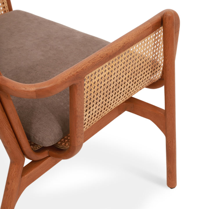 Bango - Lounge Chair With Rattan