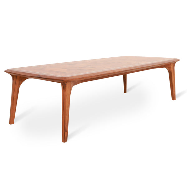 Prisma – Teakwood Center Table with Brass - Alankaram