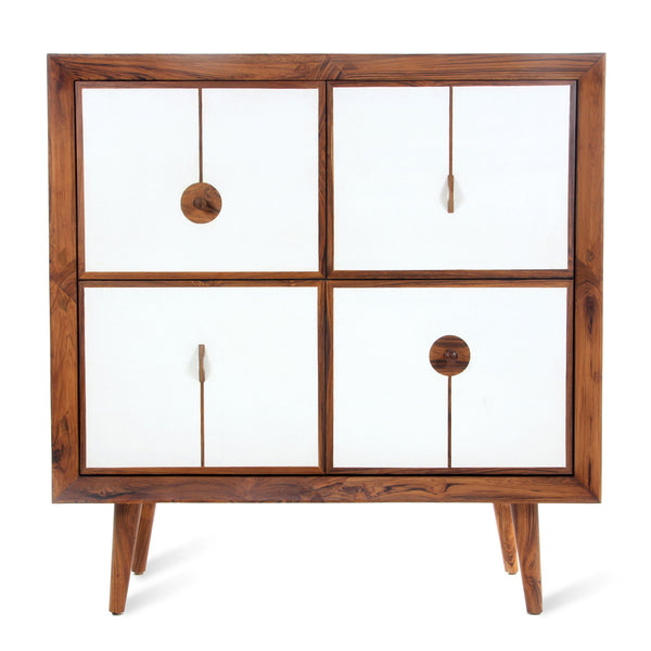 Orden - Teakwood Red Color Chest of Drawers - Alankaram