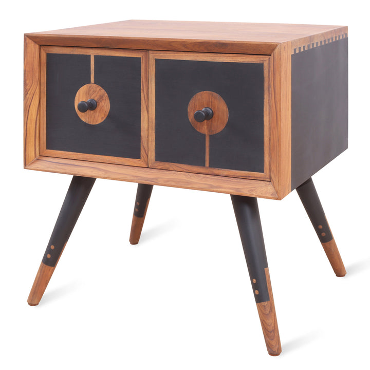 Li’o – Teakwood Bedside Unit - Alankaram