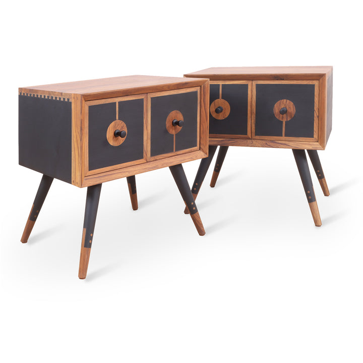 Li’o – Teakwood Bedside Unit - Alankaram