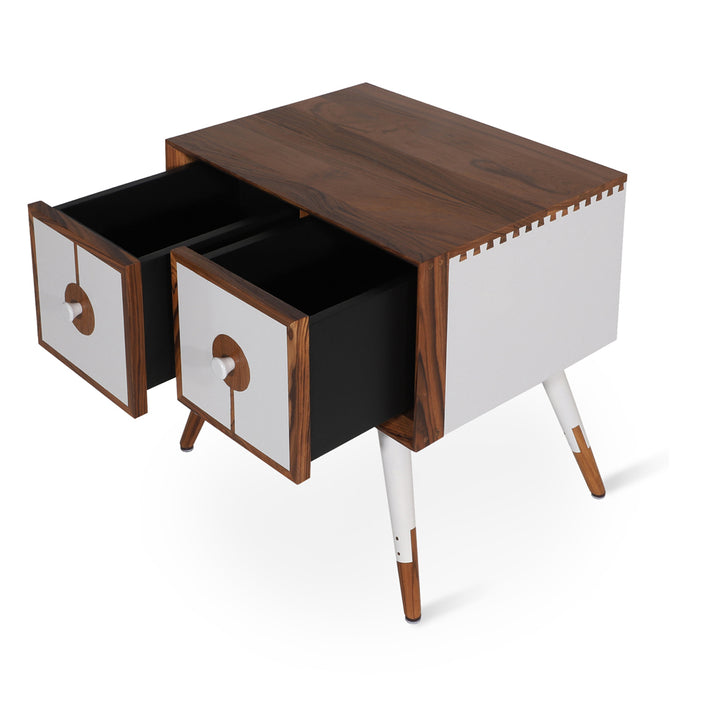 Li’o – Teakwood Bedside Unit - Alankaram