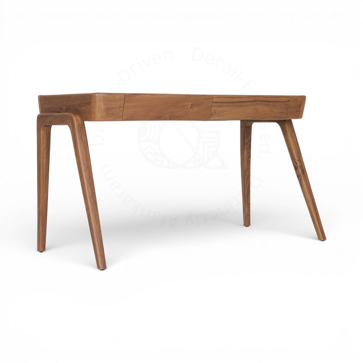 Lovit - Teak Study Table (Small) | Alankaram