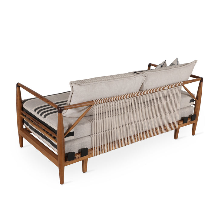Ikili - Teakwood Three Seater Sofa Cum Bed