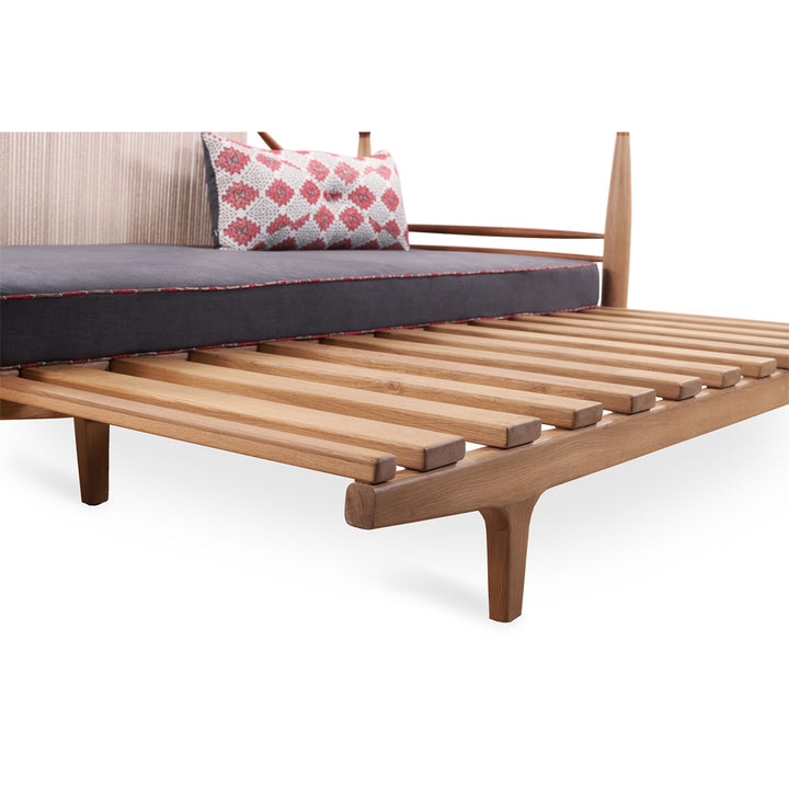 Ikili - Solidwood Three Seater Sofa Cum Bed