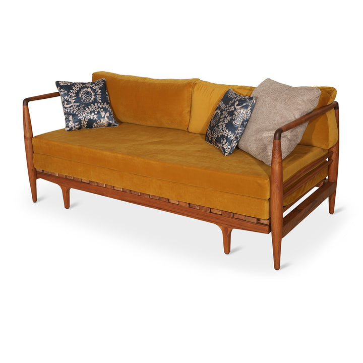 Ikili - Teakwood Three Seater Sofa Cum Bed