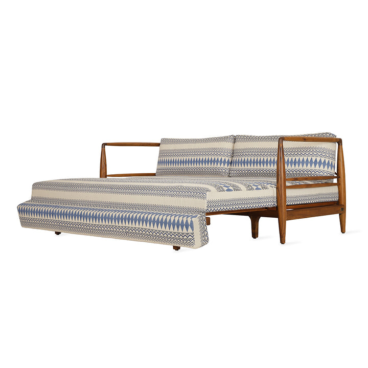 Ikili - Teakwood Two Seater Sofa Cum Bed