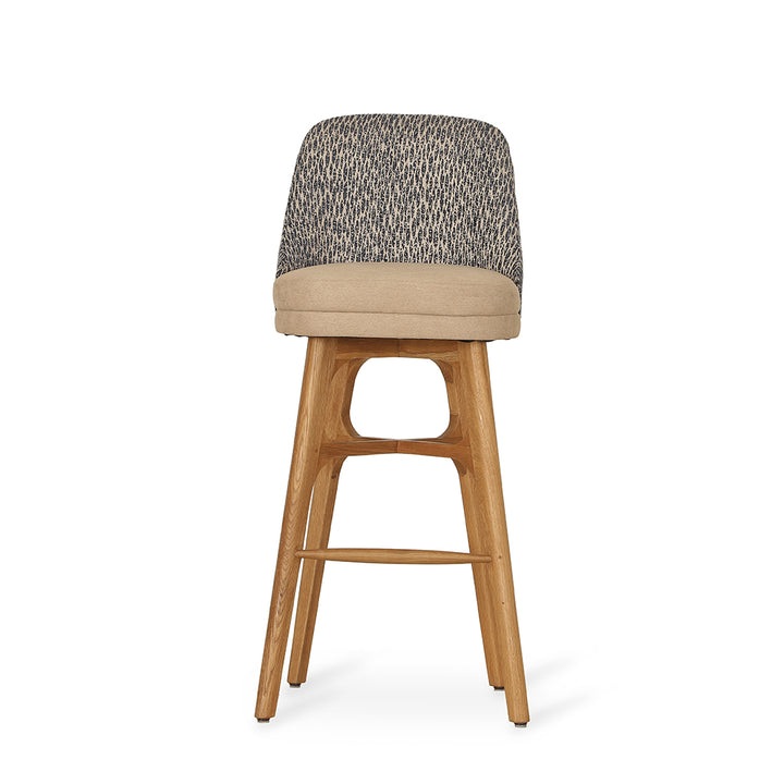 Irutu - High Chair with Grey & Printed Black