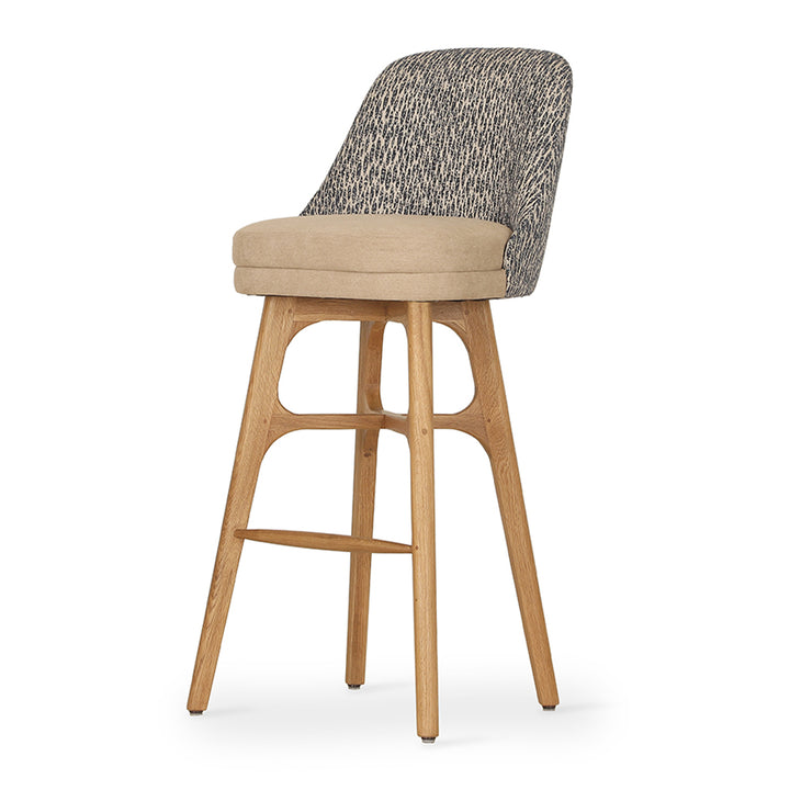 Irutu - High Chair with Grey & Printed Black