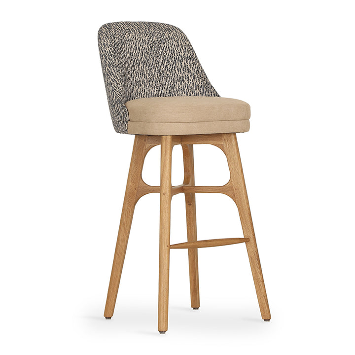 Irutu - High Chair with Grey & Printed Black