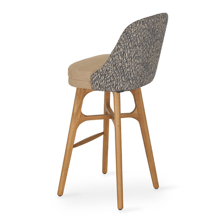 Irutu - High Chair with Grey & Printed Black