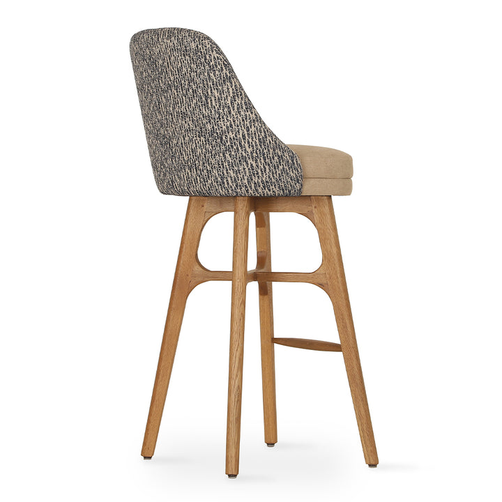 Irutu - High Chair with Grey & Printed Black