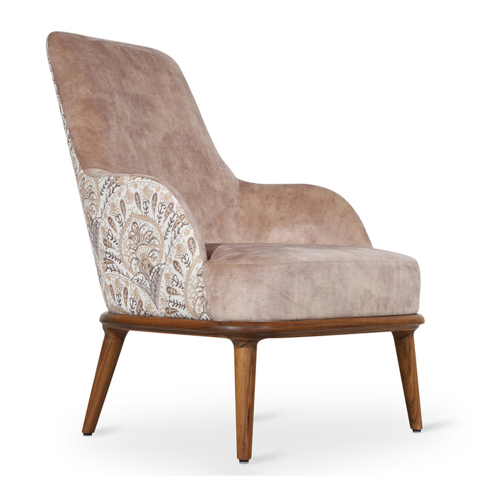 Iyi - Lounge Chair with Beige Fabric