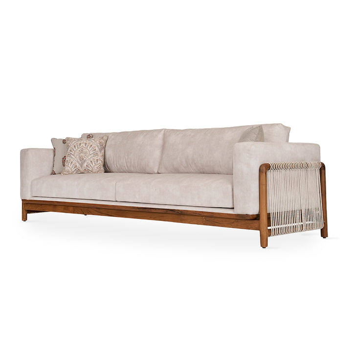 Kaha - Three Seater Teakwood Sofa