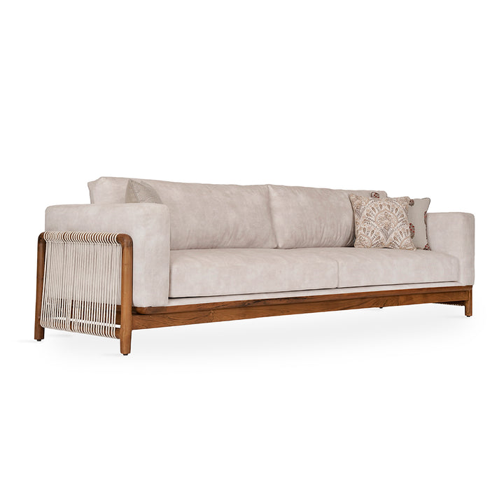 Kaha - Three Seater Teakwood Sofa