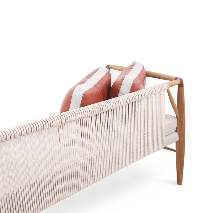 Kutu - Two Seater Solidwood Sofa