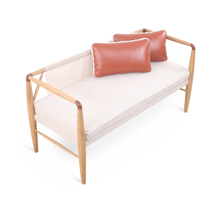 Kutu - Two Seater Solidwood Sofa