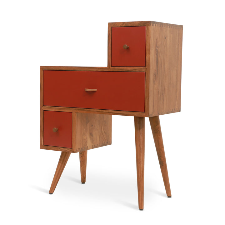 Kvadratna - Teakwood Storage Table