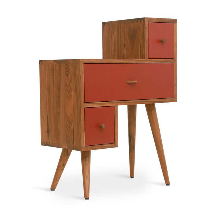 Kvadratna - Teakwood Storage Table