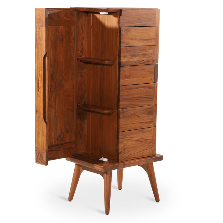 Teuina – Teakwood Storage with Multiple Drawers - Alankaram