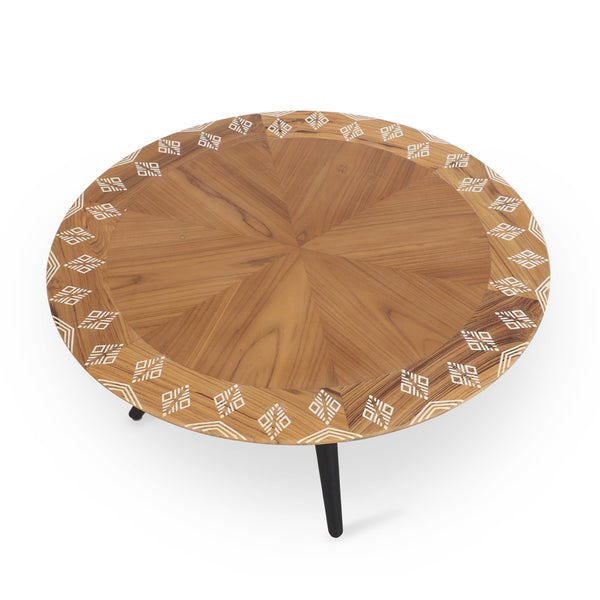 Fusi - Teakwood Center Table - Alankaram