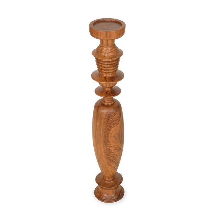 Wooden Candle Stand - Alankaram