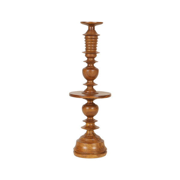 Wooden Candle Stand - Alankaram