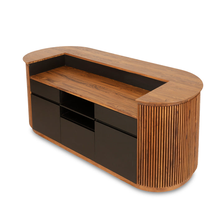 Mewah – Teakwood Reception Desk - Alankaram