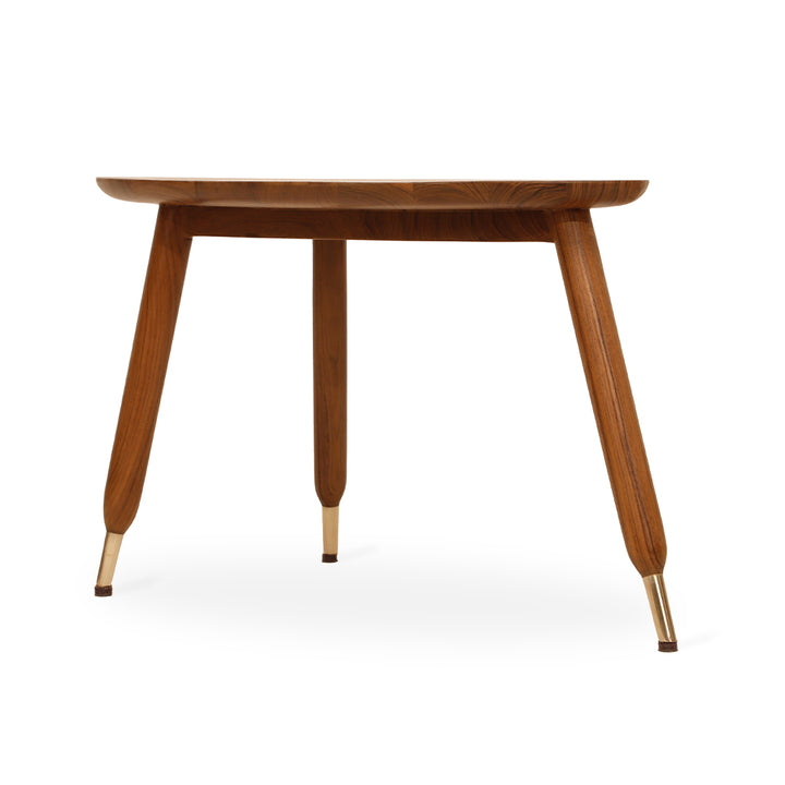 Kridlo – Teakwood Table with Brass - Alankaram