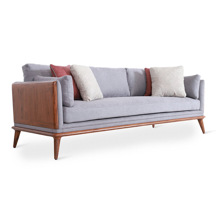 Mysig - Three Seater Teakwood Sofa