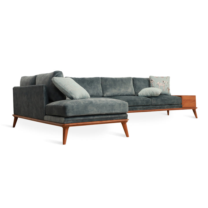 Mysig - Teakwood Six Seater Sofa