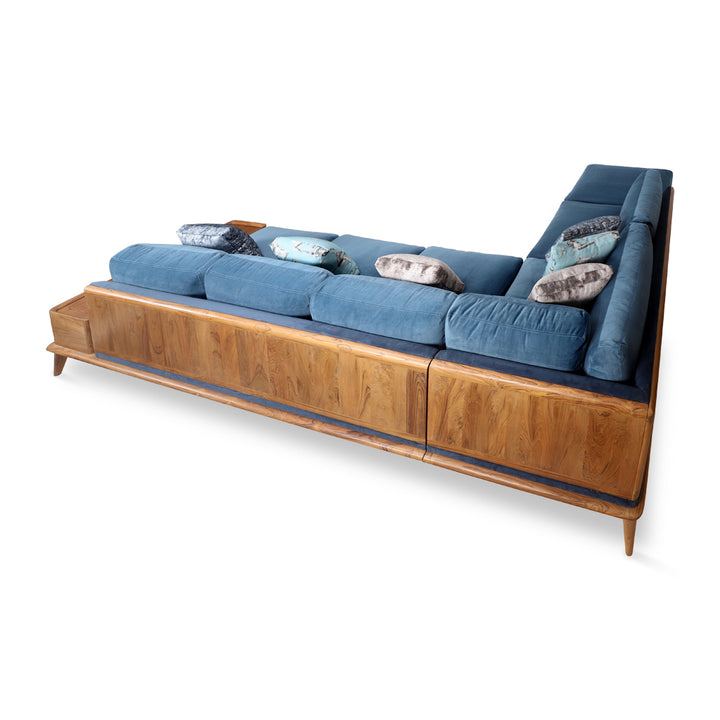 Mysig Teakwood Six Seater Sofa
