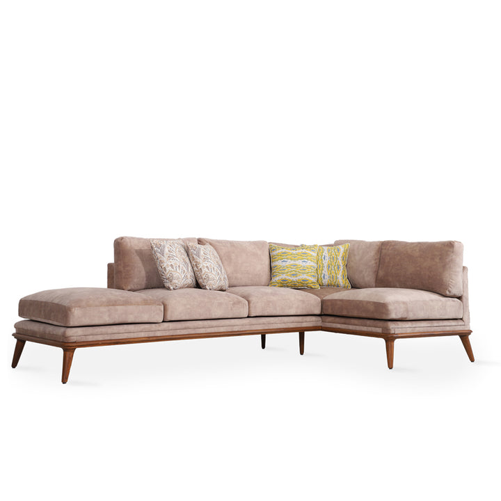 Mysig - Teakwood Five Seater Sofa