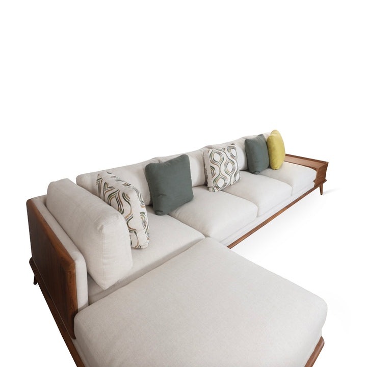 Mysig - Teakwood Five Seater Sofa