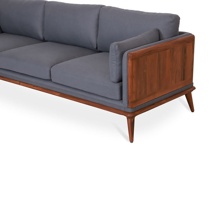 Mysig - Three Seater Teakwood Sofa