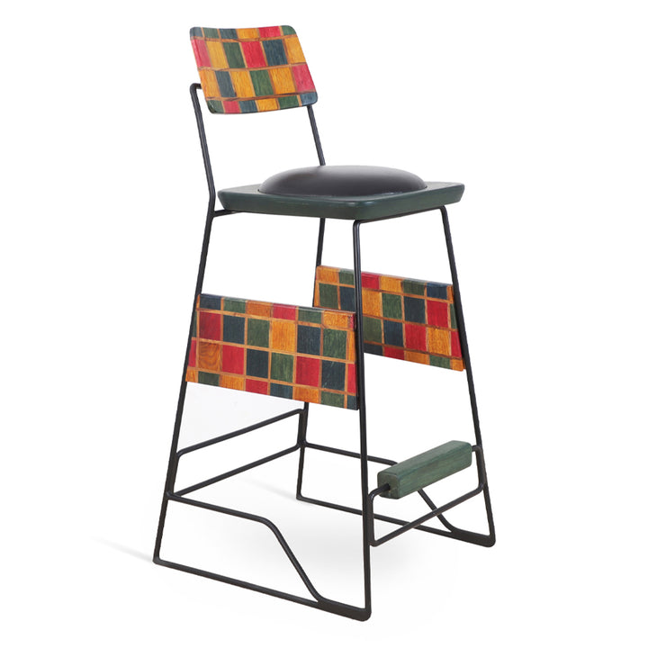 Nalaza - High / Bar chair Green Stain