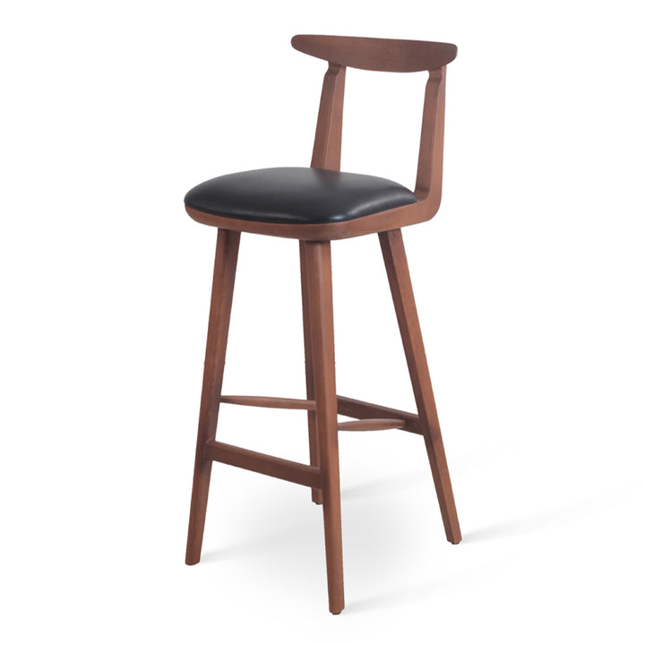 Oriq - High / Bar Chair with Walnut Stain